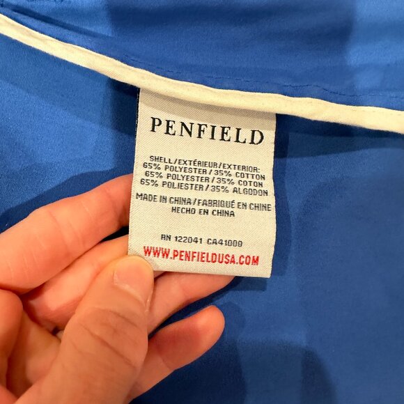 Penfield x Madewell Kasson Jacket Size Small Coral Blue - Picture 2 of 14